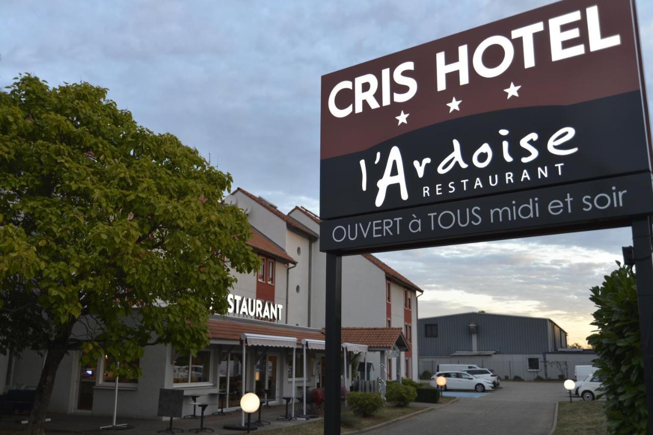Logis Cris Hotel Et Restaurant, Lyon Sud-Est Corbas Exterior foto