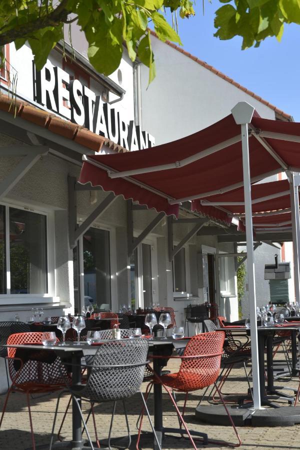 Logis Cris Hotel Et Restaurant, Lyon Sud-Est Corbas Exterior foto