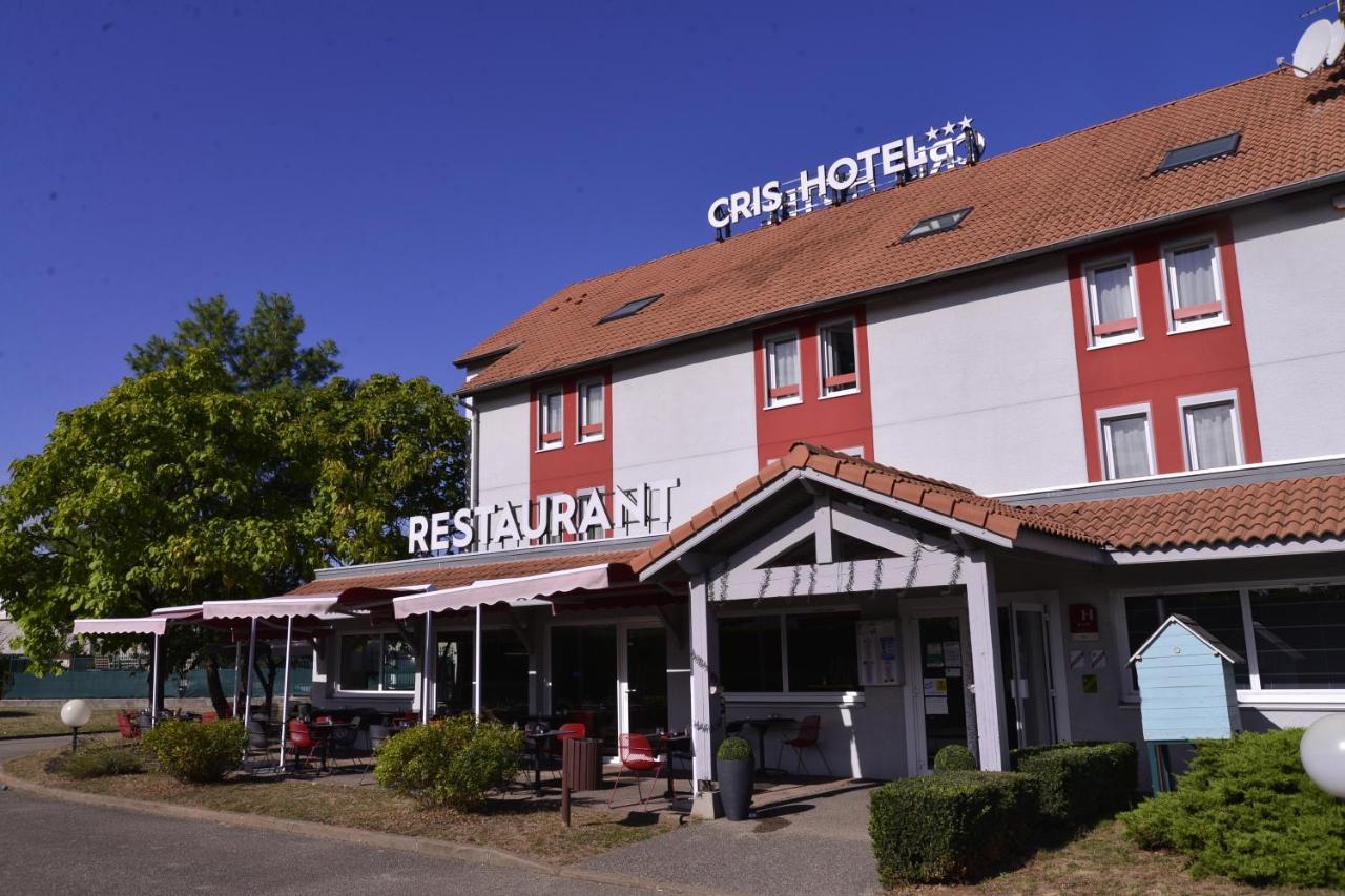 Logis Cris Hotel Et Restaurant, Lyon Sud-Est Corbas Exterior foto